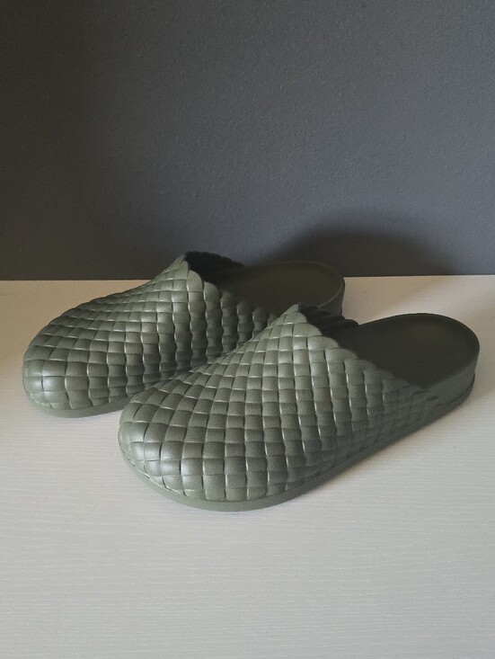 Crocs Dylan Woven Clogs in the Army Green ?? main image 4